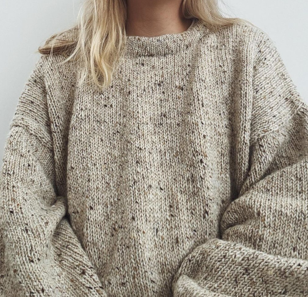 韓国発!【SAND SOUND】Uniform Number Knit sand sweater — ullen knitwear